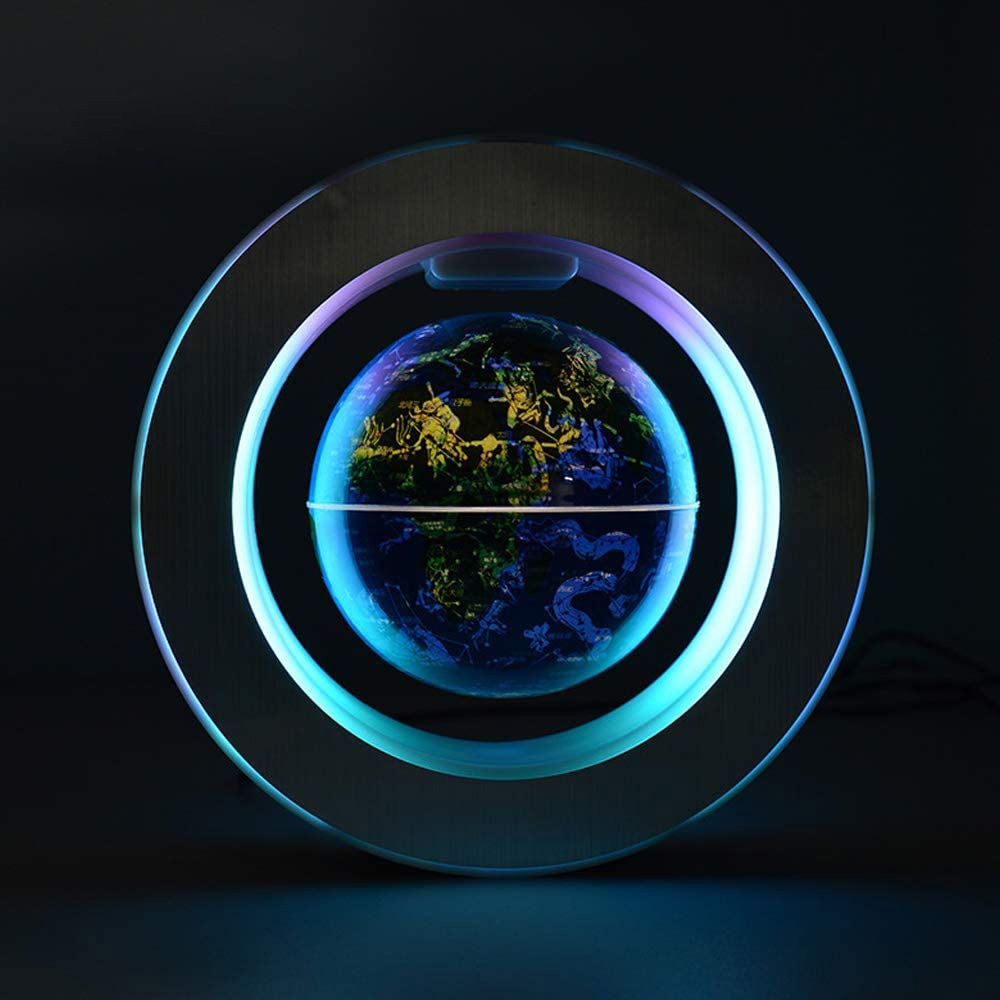 Globo de Levitação Magnética GeoLevit™ – Candeeiro LED Anti-Gravidade para Casa e Escritório