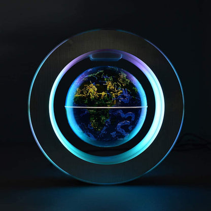 Globo de Levitação Magnética GeoLevit™ – Candeeiro LED Anti-Gravidade para Casa e Escritório