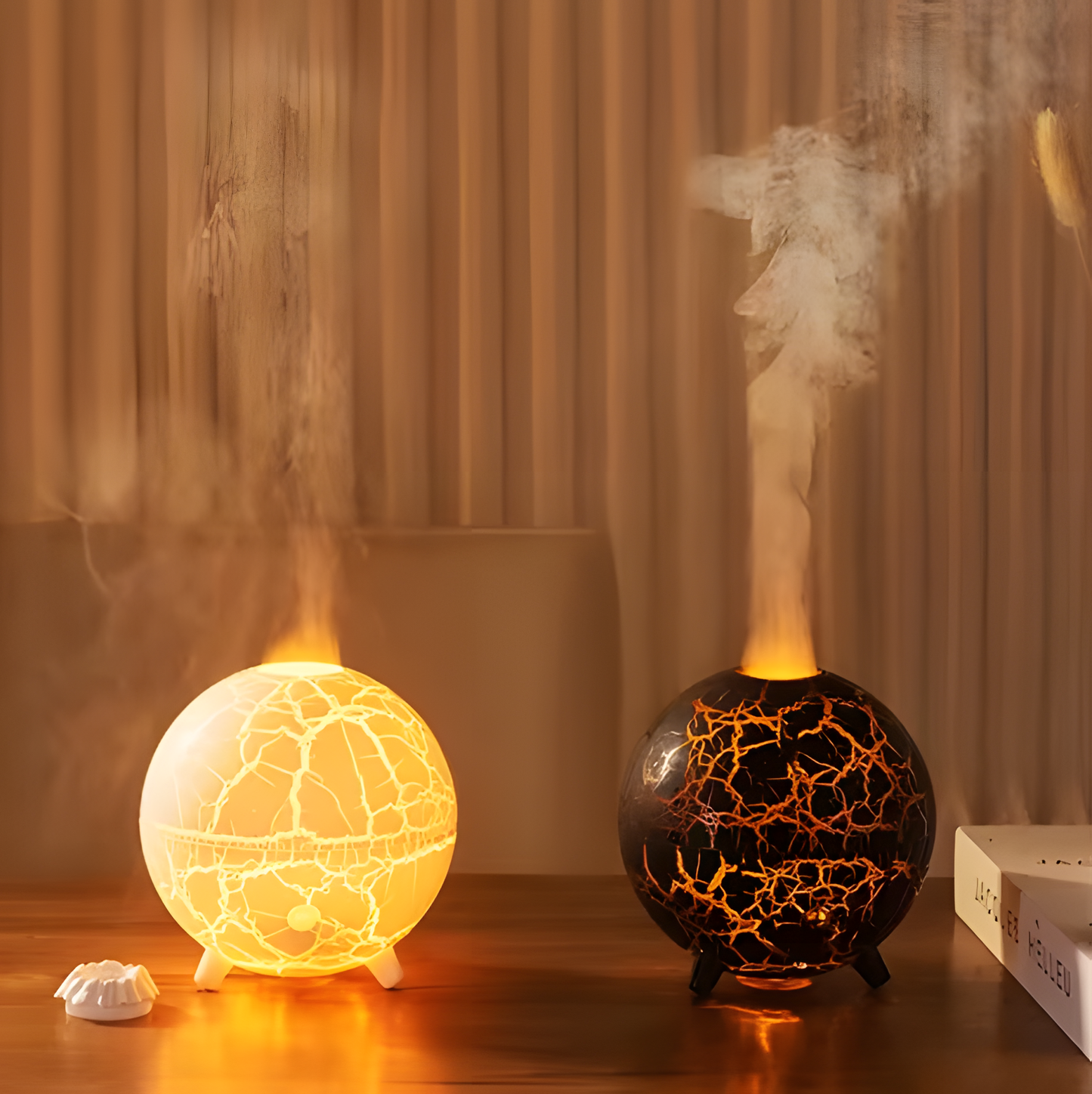 Difusor e Humidificador Ultrassónico Planeta de Fogo LED RGB – 200ml