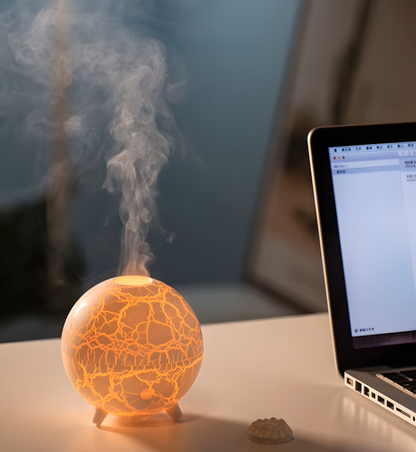 Difusor e Humidificador Ultrassónico Planeta de Fogo LED RGB – 200ml