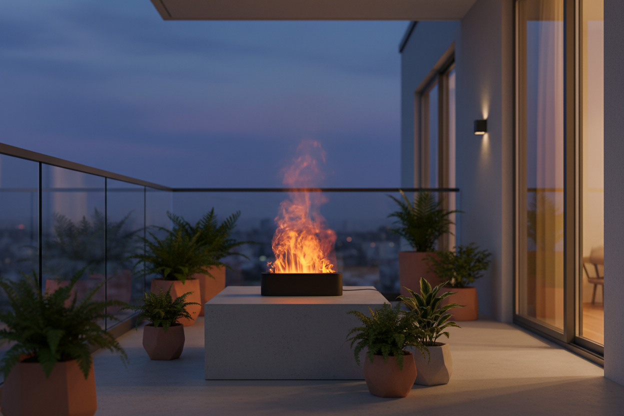 Oásis Flame - Difusor de Aromaterapia Premium