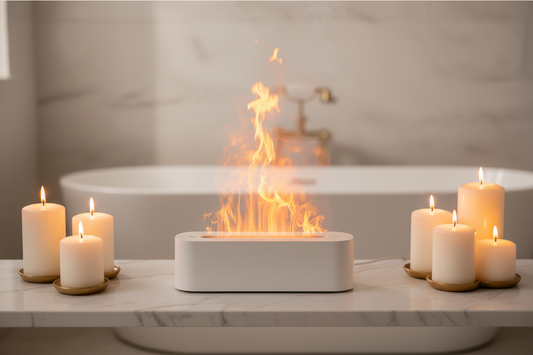 Oásis Flame - Difusor de Aromaterapia Premium