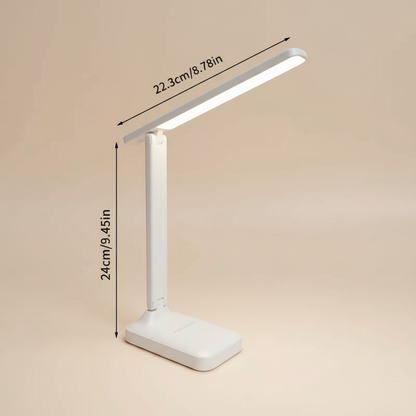 Candeeiro LED com fundo bege