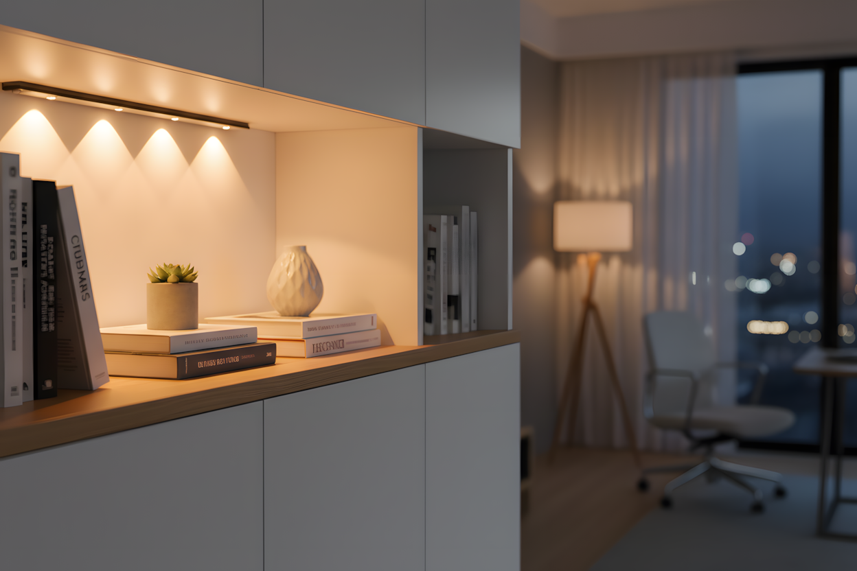 Iluminação Inteligente Premium: Barra LED Magnética Olho de Gato