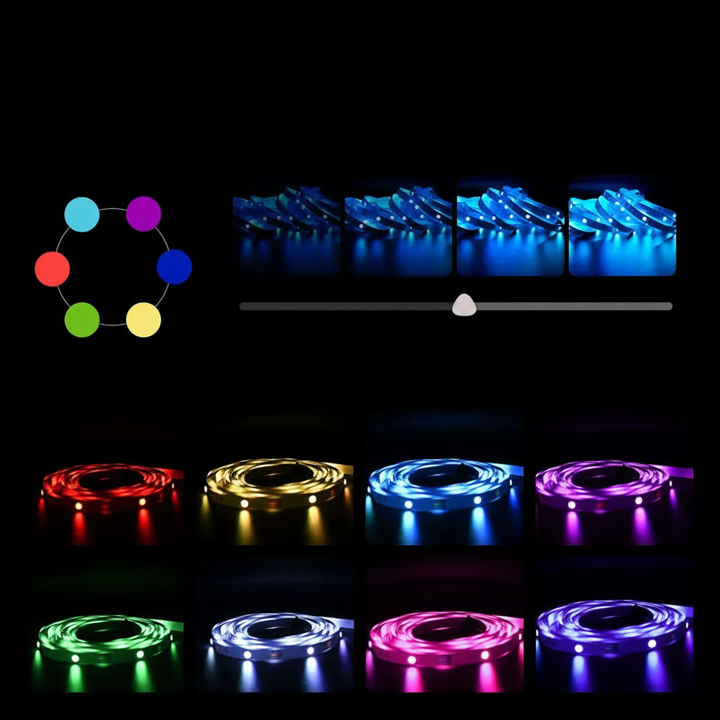 Paleta de cores LED
